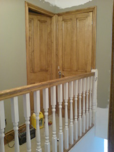 New balustrading and second fix joinery