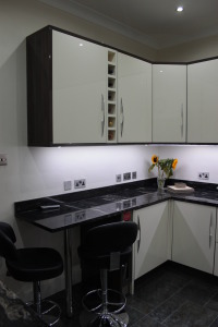 New kitchen with granite worktops