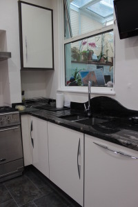 New kitchen with granite worktops